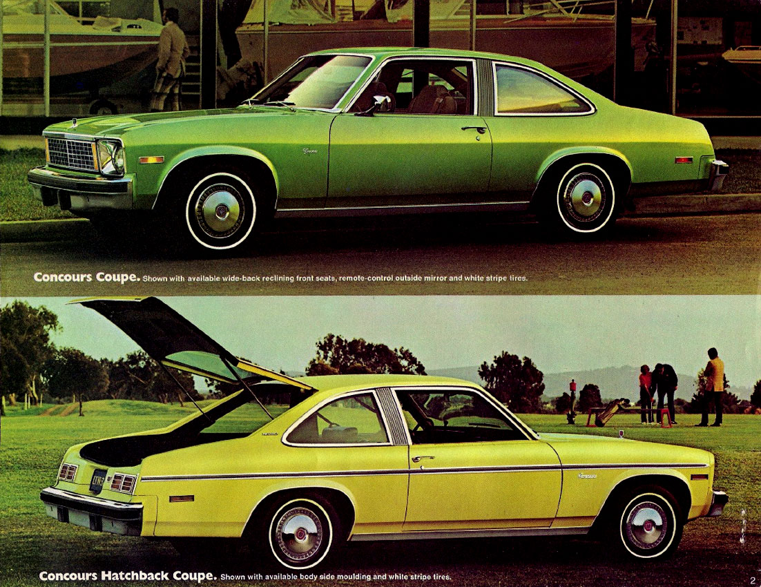 1975 Chevrolet Nova and Concours Canadian Brochure Page 9